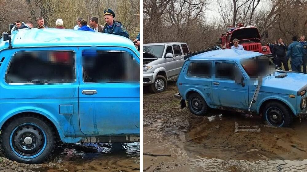 Машина с телами трех человек, извлеченная из реки в Змеиногорском районе Алтайского края Машина с телами трех человек, извлеченная из реки в Змеиногорском районе Алтайского края - РИА Новости, 1920, 28.04.2023