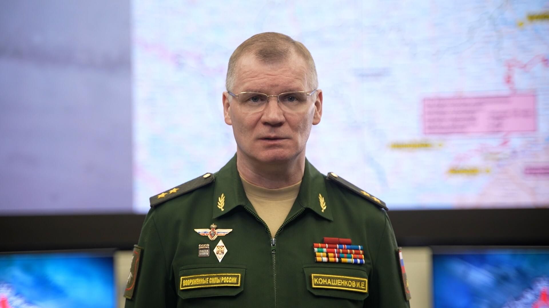 Конашенков об уничтожении эшелона с боеприпасами в районе Краматорска Конашенков об уничтожении эшелона с боеприпасами в районе Краматорска - РИА Новости, 1920, 30.04.2023