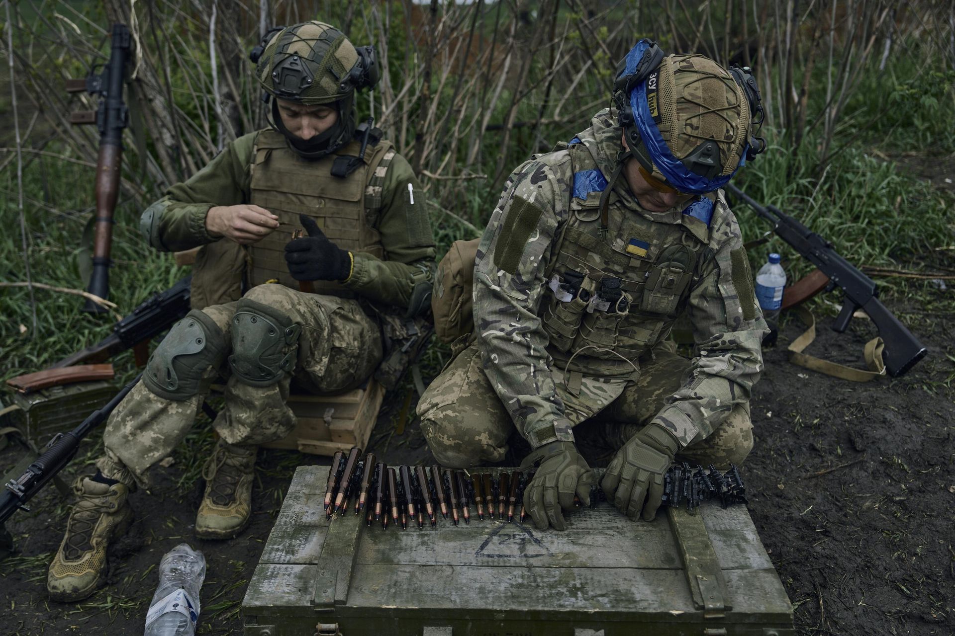 Украинские солдаты на позициях под Угледаром Украинские солдаты на позициях под Угледаром - РИА Новости, 1920, 04.10.2024