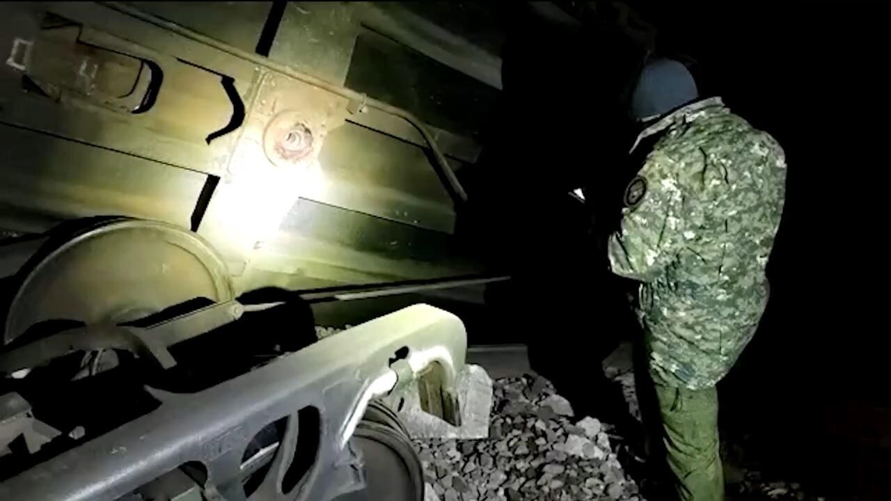 На месте подрыва ж/д путей в Брянской области На месте подрыва ж/д путей в Брянской области - РИА Новости, 1920, 03.05.2023