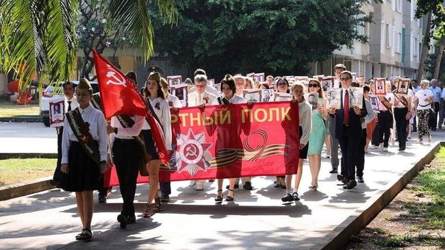 Патриотические мероприятия, посвященные празднованию годовщины Победы в Великой Отечественной войне при Посольстве России в Камбодже 