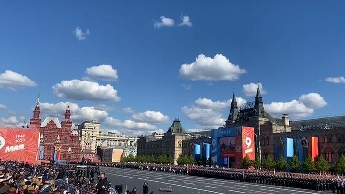 Минута молчания на Красной площади Минута молчания на Красной площади - РИА Новости, 1920, 09.05.2023
