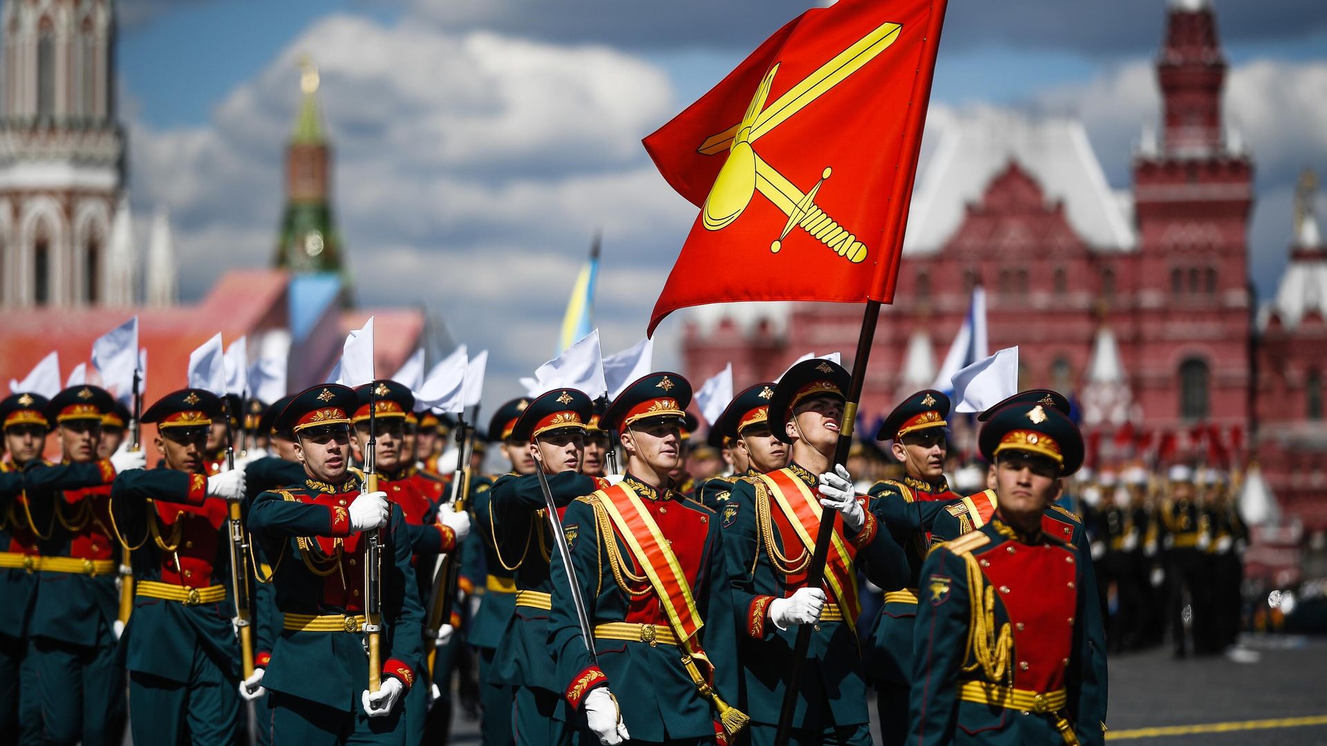 Военный парад, посвящённый 78-й годовщине Победы в Великой Отечественной войне - РИА Новости, 1920, 26.03.2024