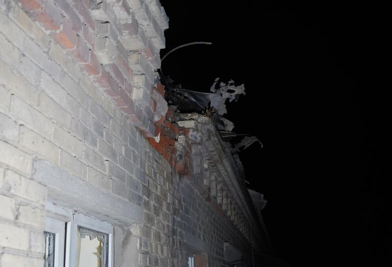 Жилой дом, пострадавший в результате обстрела Горловки со стороны ВСУ Жилой дом, пострадавший в результате обстрела Горловки со стороны ВСУ