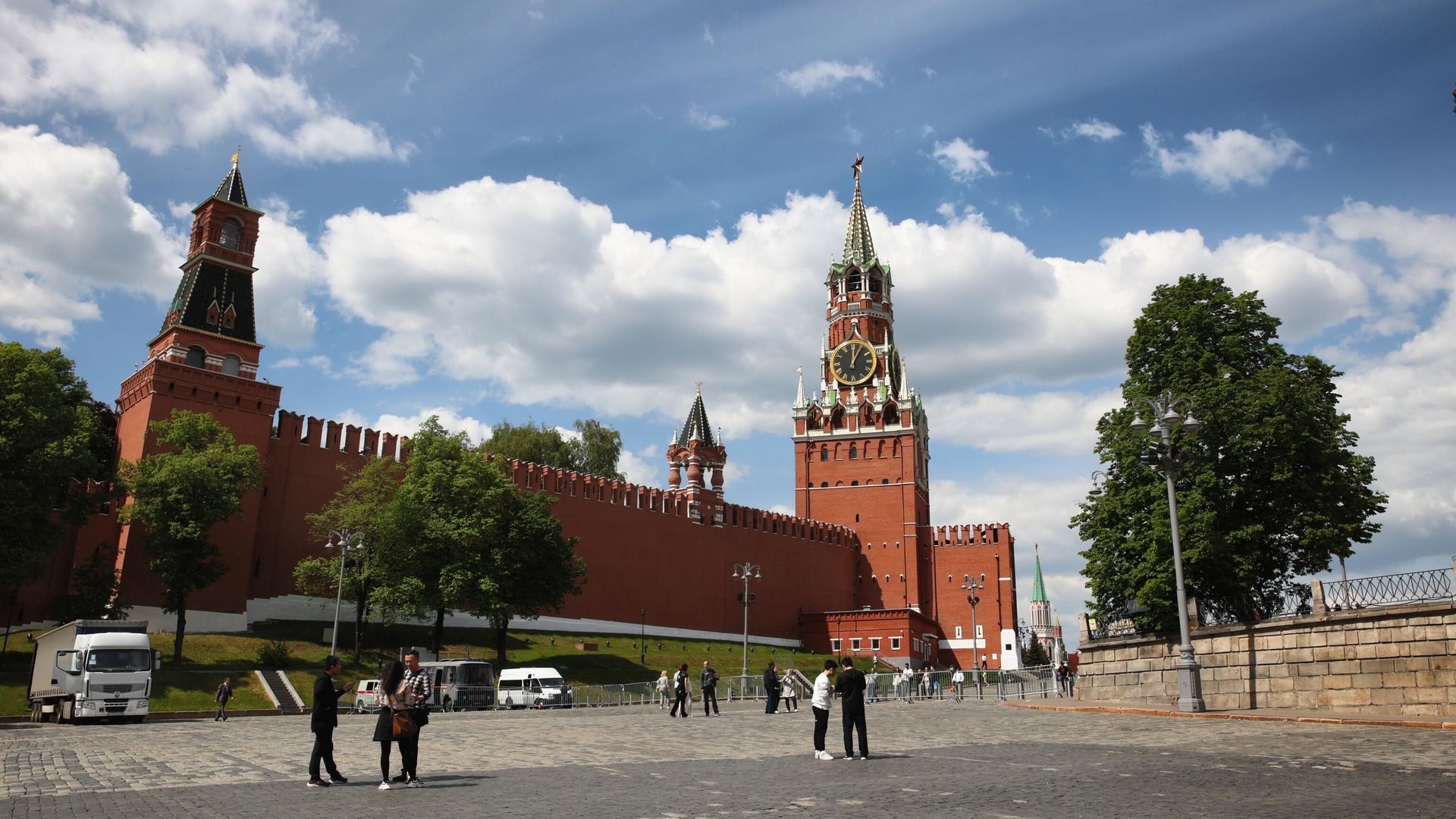 Спасская башня Московского Кремля Спасская башня Московского Кремля - РИА Новости, 1920, 08.07.2023