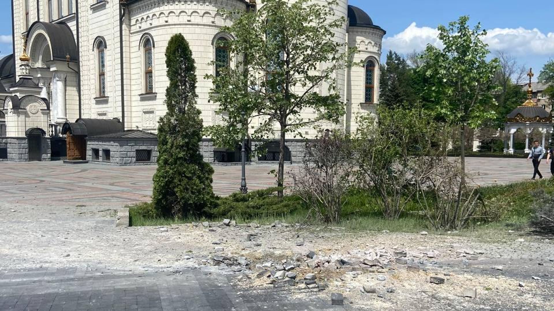 Последствия обстрела Горловки со стороны ВСУ Последствия обстрела Горловки со стороны ВСУ - РИА Новости, 1920, 13.05.2023