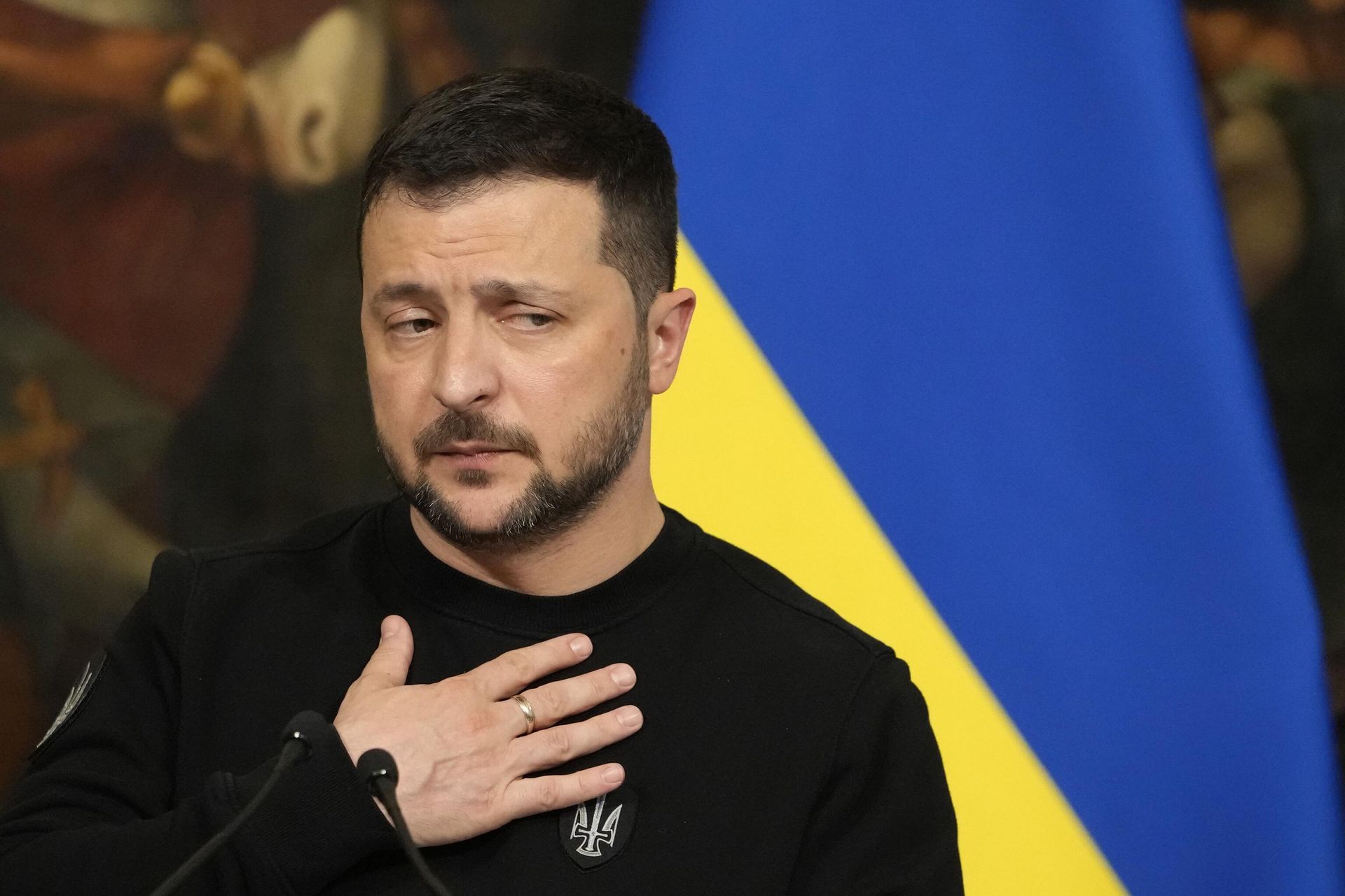 Президент Украины Владимир Зеленский во время пресс-конференции в Риме, Италия Президент Украины Владимир Зеленский во время пресс-конференции в Риме, Италия - РИА Новости, 1920, 02.06.2023