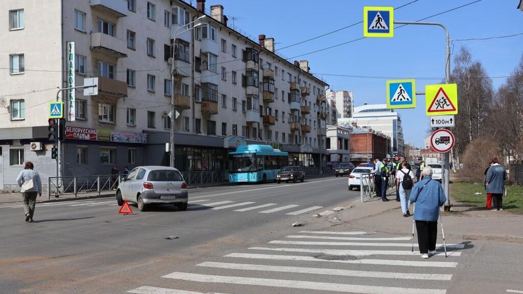 ДТП на перекрестке пр.Троицкий – ул.Шубина в Архангельске ДТП на перекрестке пр.Троицкий – ул.Шубина в Архангельске - РИА Новости, 1920, 15.05.2023