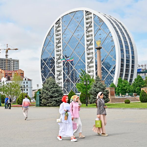 Площадь Ахмата Кадырова в Грозном, Чеченская Республика
