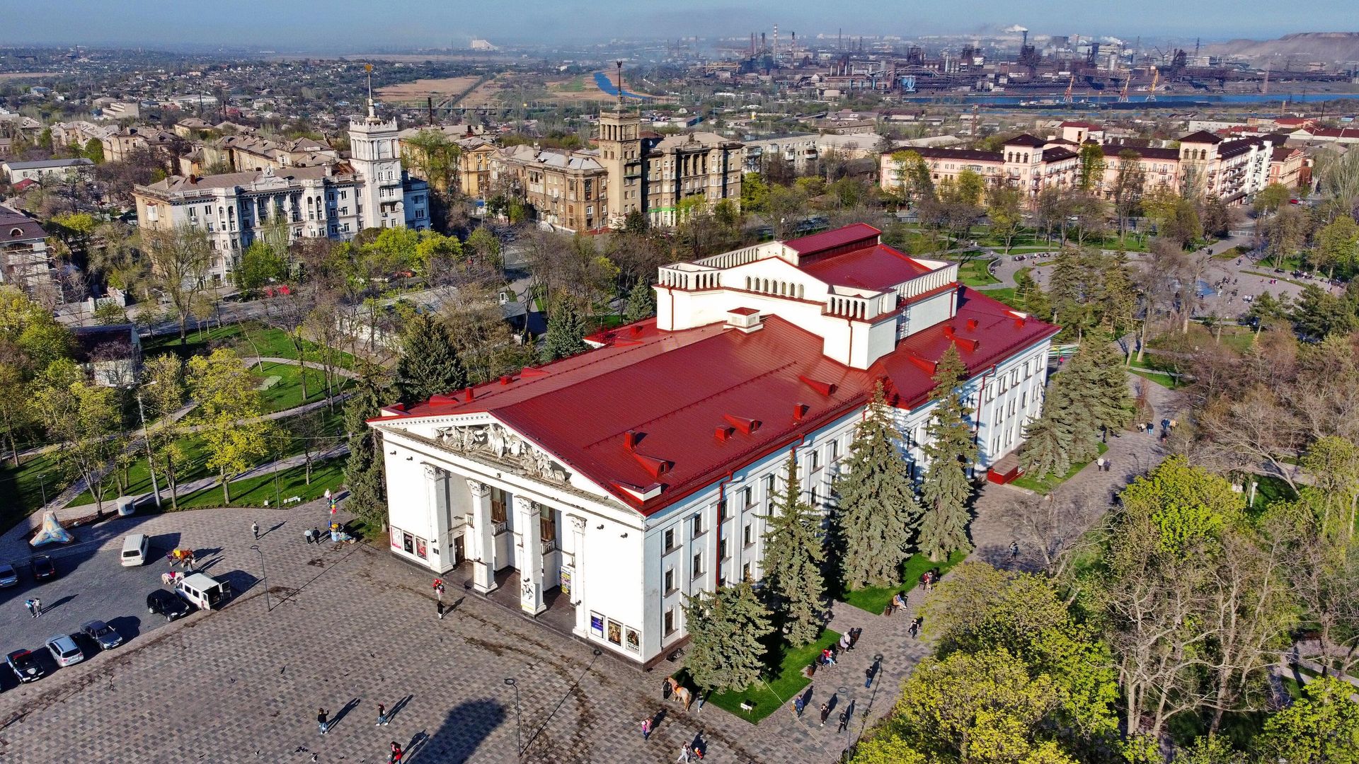 Здание Донецкого академического областного драматического театра в Мариуполе - РИА Новости, 1920, 11.05.2026