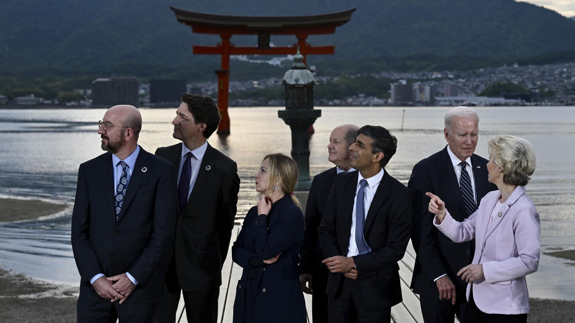 Лидеры G7 в храме Ицукусима, Хиросима Лидеры G7 в храме Ицукусима, Хиросима - РИА Новости, 1920, 20.05.2023