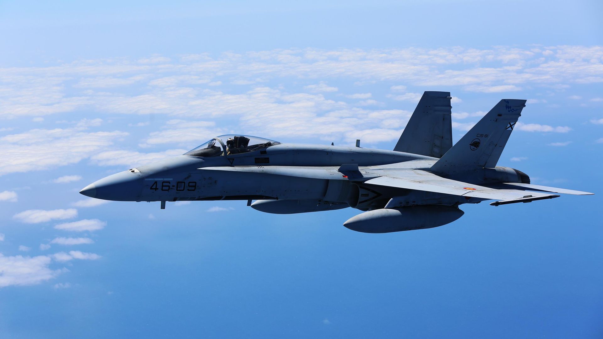 Истребитель F/A-18 Hornet ВВС Испании Истребитель F/A-18 Hornet ВВС Испании - РИА Новости, 1920, 16.08.2026