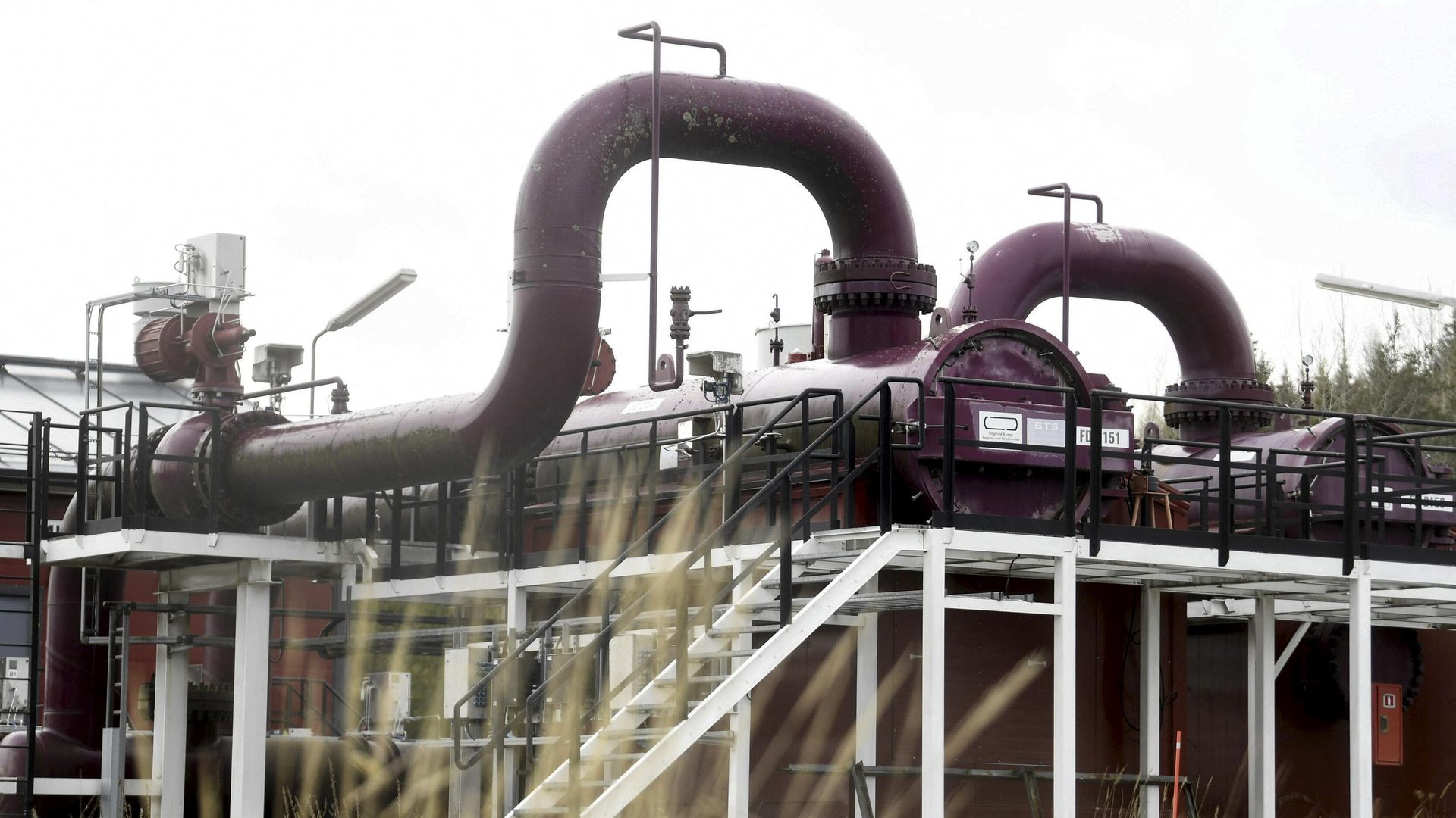 Трубы на заводе газовой компании Gasum в Райкколе Трубы на заводе газовой компании Gasum в Райкколе - РИА Новости, 1920, 22.05.2023