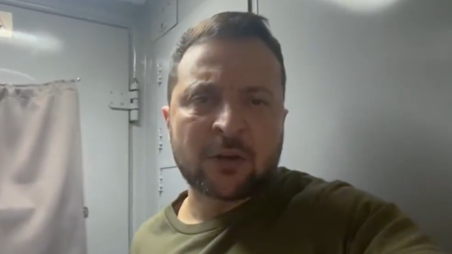 Скриншот видеообращения Владимира Зеленского Скриншот видеообращения Владимира Зеленского - РИА Новости, 1920, 23.05.2023