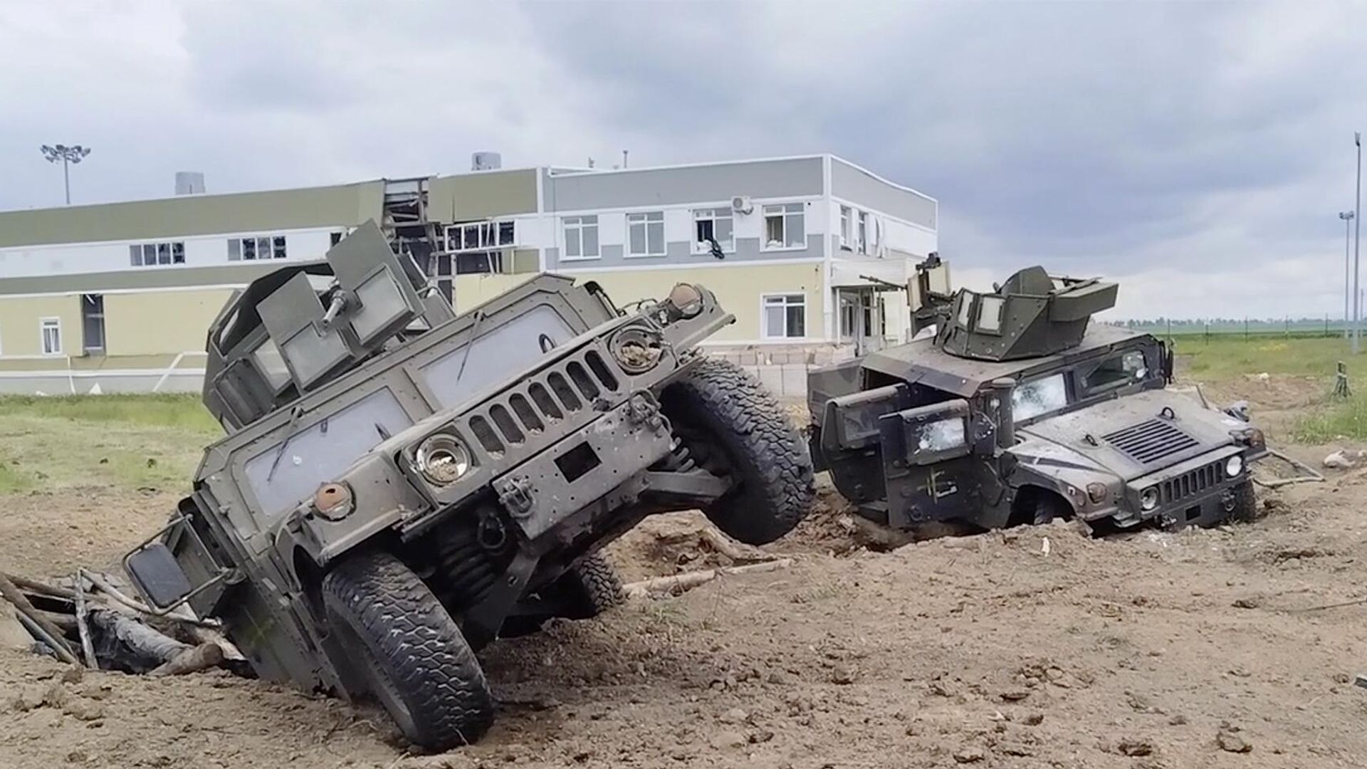 Поврежденная техника на месте уничтожения ДРГ в Белгородской области - РИА Новости, 1920, 26.05.2023