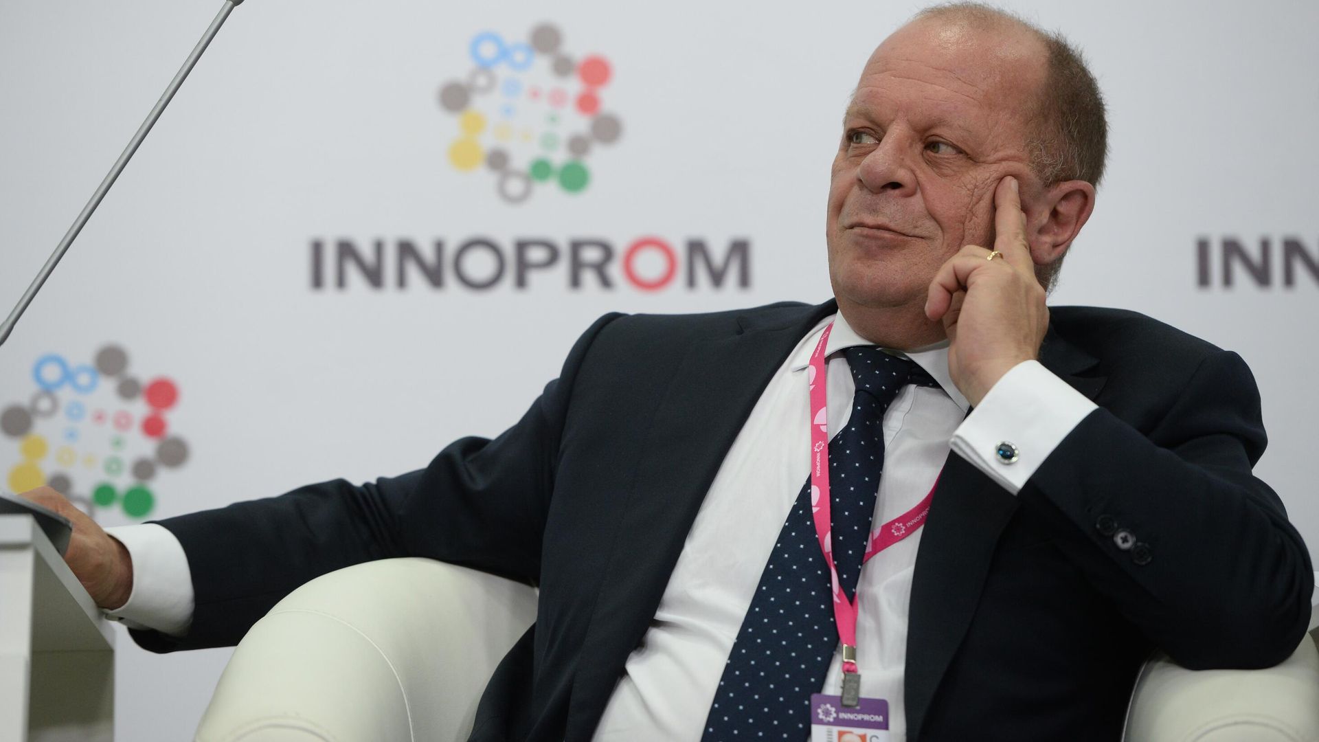 Президент Ассоциации итальянских предпринимателей в России (GIM-Unimpresa) Витторио Торрембини Президент Ассоциации итальянских предпринимателей в России (GIM-Unimpresa) Витторио Торрембини - РИА Новости, 1920, 29.05.2023