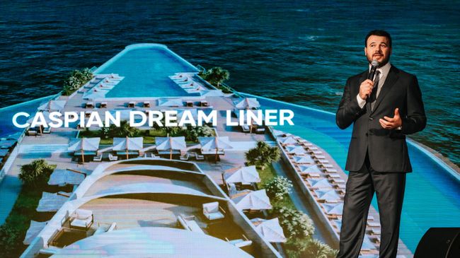Эмин Агаларов представляет проект отеля Caspian Dream Liner