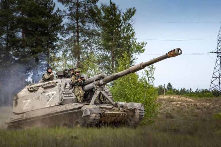 Самоходная-артиллерийская установка (САУ) МСТА-С . Самоходная-артиллерийская установка (САУ) МСТА-С .