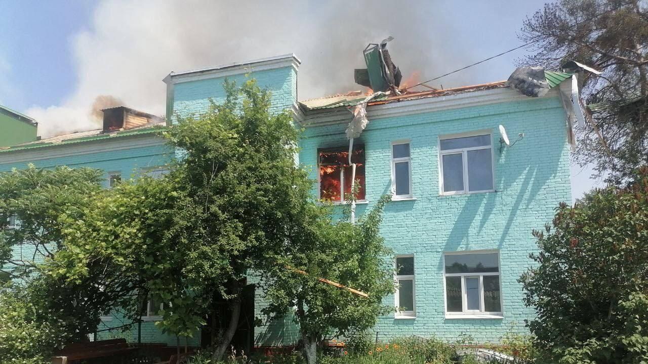 Пожар в жилом доме в Шебекино Пожар в жилом доме в Шебекино - РИА Новости, 1920, 07.06.2023