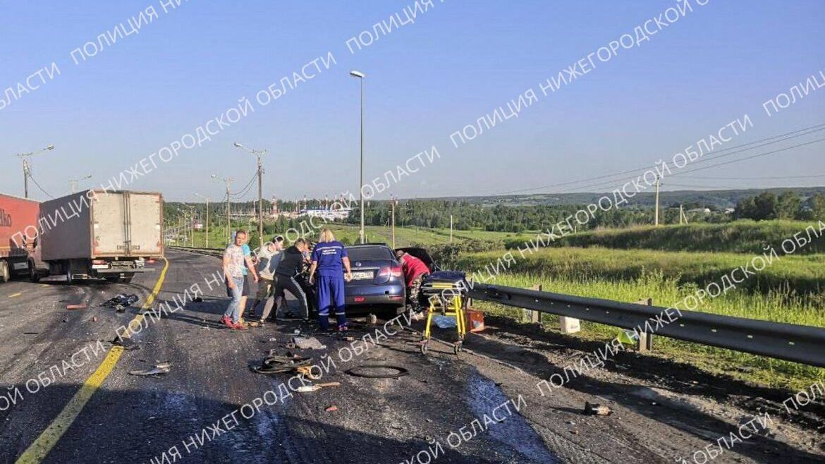 ДТП на 554-м километре автодороги Москва — Уфа в Воротынском районе Нижегородской области ДТП на 554-м километре автодороги Москва — Уфа в Воротынском районе Нижегородской области - РИА Новости, 1920, 03.06.2023