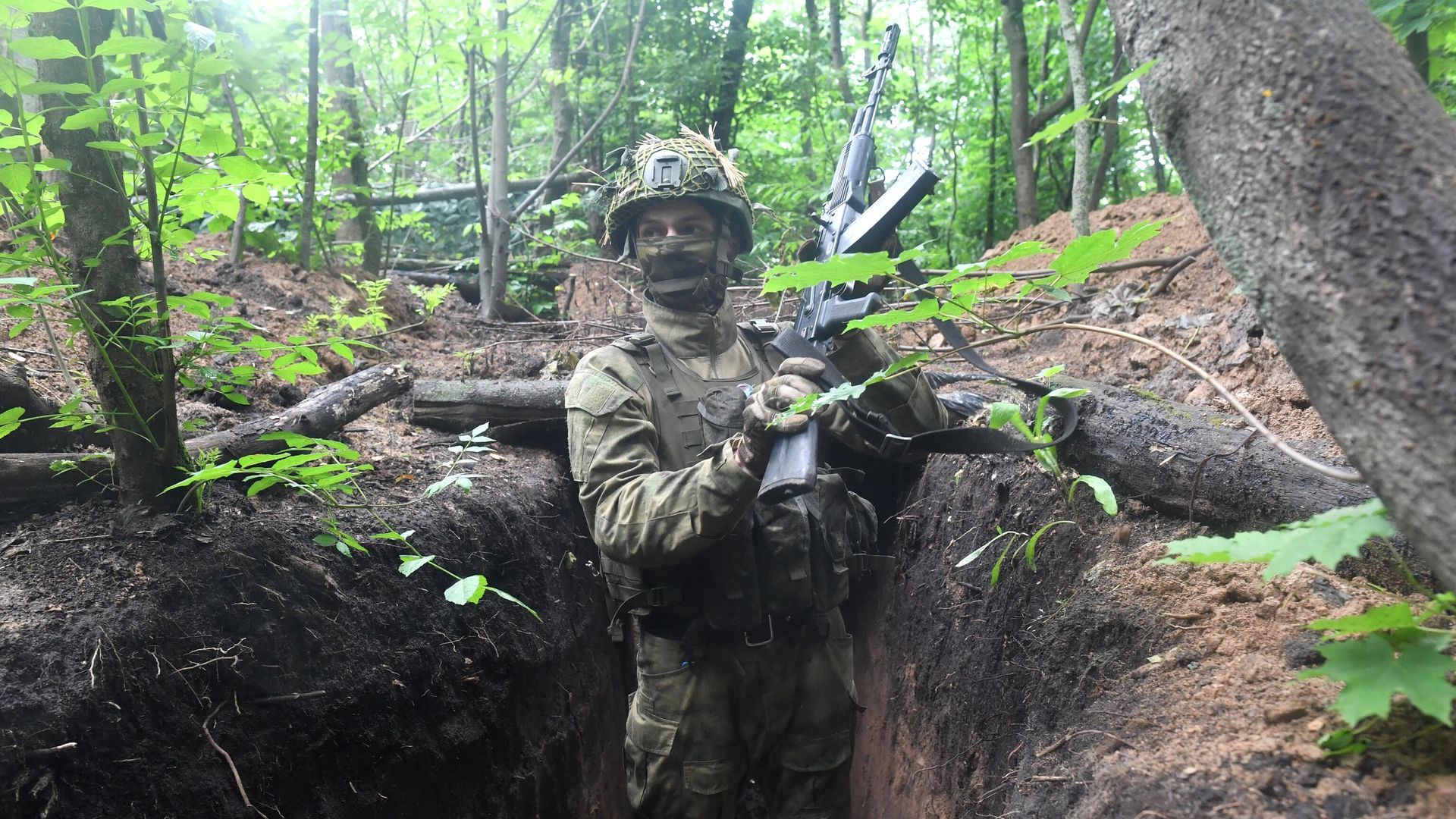 Военнослужащий ВС России в зоне проведения СВО - РИА Новости, 1920, 29.06.2023
