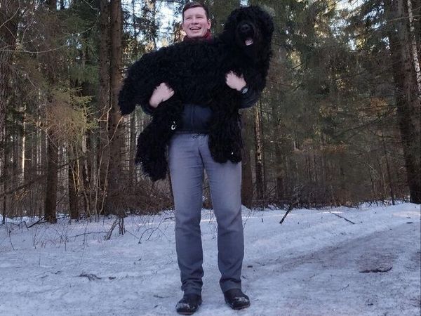 Сергей Степынин со своим питомцем Федором Сергей Степынин со своим питомцем Федором