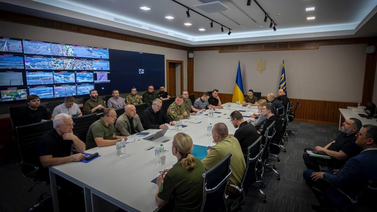 Заседание Совета нацбезопасности и обороны Украины Заседание Совета нацбезопасности и обороны Украины - РИА Новости, 1920, 16.02.2024