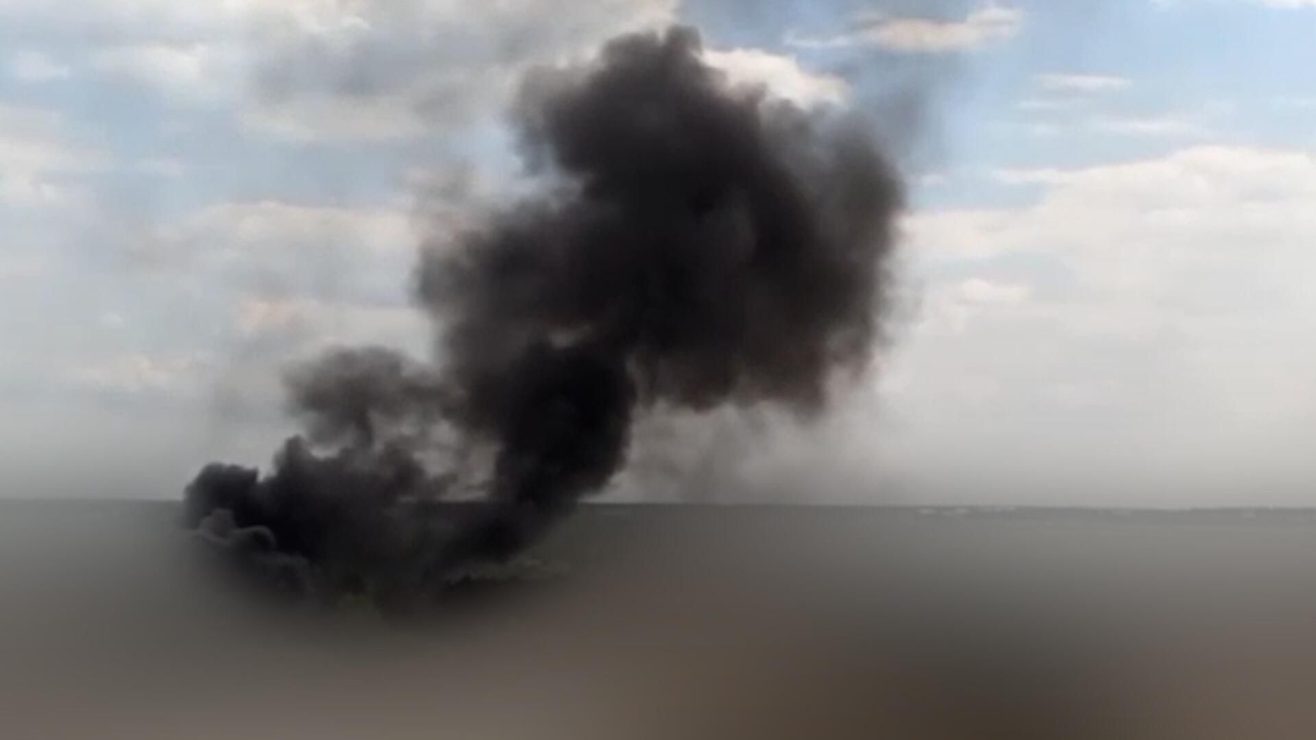 Густой черный дым над Шебекино: последствия обстрела города военными ВСУ - РИА Новости, 1920, 06.06.2023
