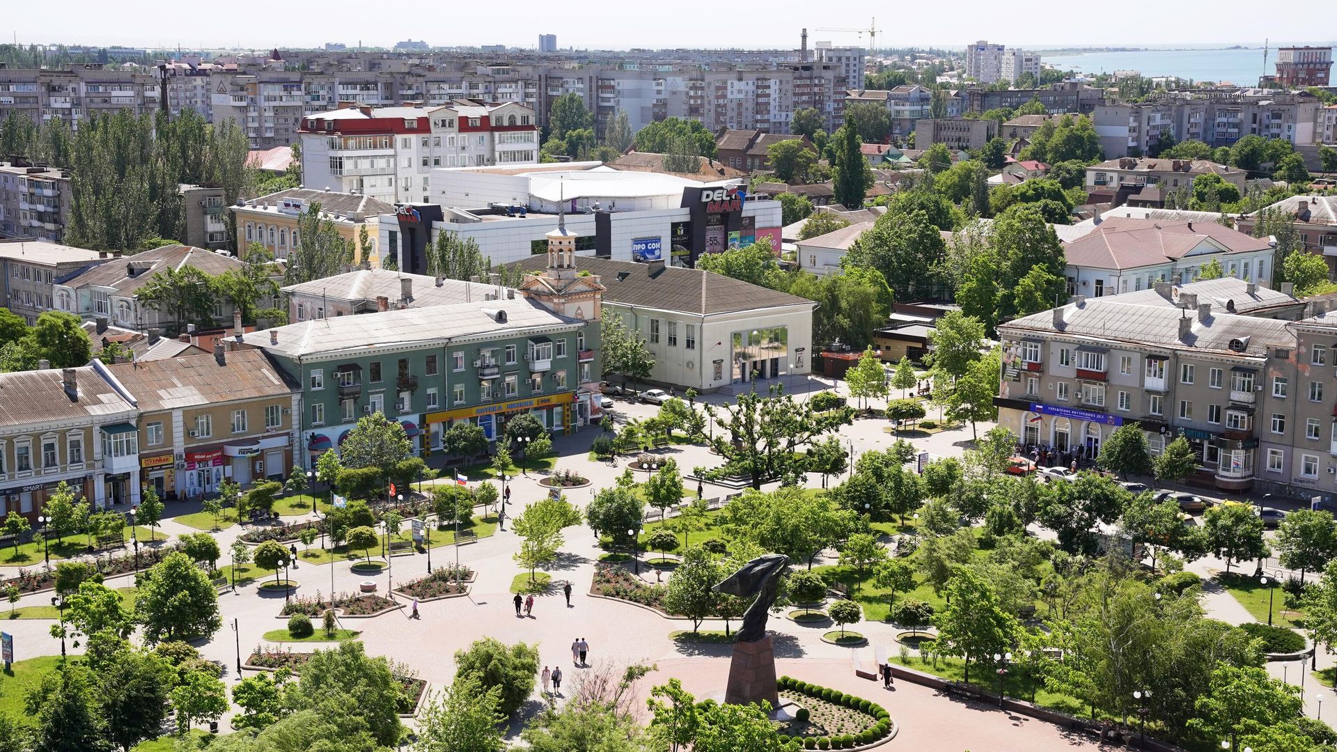 Площадь Единства в Бердянске - РИА Новости, 1920, 21.08.2023