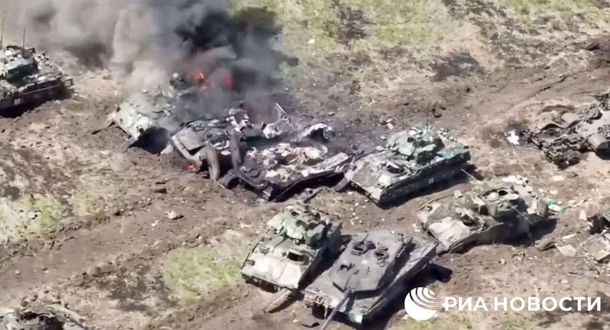 Минобороны РФ показало кадры уничтоженной военной техники Минобороны РФ показало кадры уничтоженной военной техники - РИА Новости, 1920, 02.08.2024