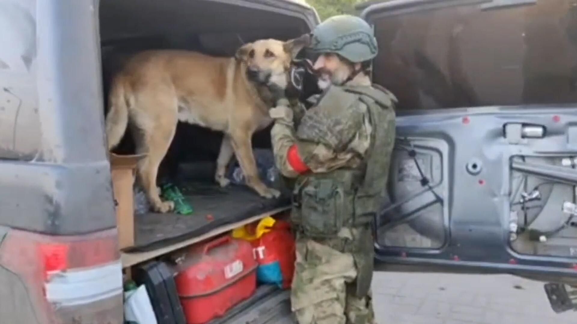 Жители Шебекино о помощи, которую оказывают военные Жители Шебекино о помощи, которую оказывают военные - РИА Новости, 1920, 12.06.2023