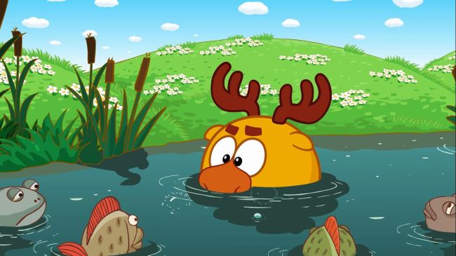 Лосяш из мультфильма Смешарики