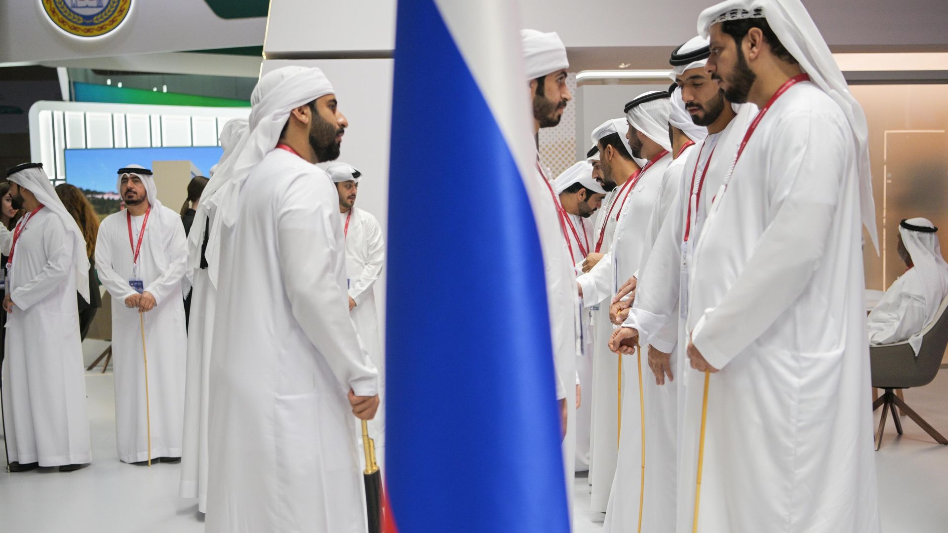 Участники из ОАЭ в конгрессно-выставочном центре Экспофорум Участники из ОАЭ в конгрессно-выставочном центре Экспофорум - РИА Новости, 1920, 05.07.2023