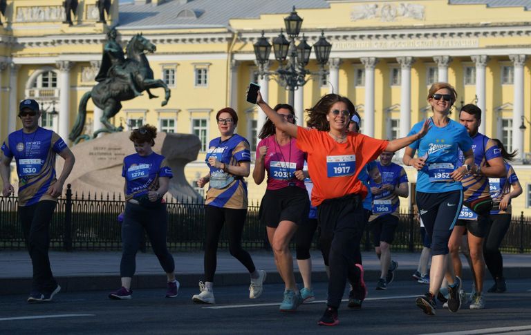 Участники забега Мы вместе Участники забега Мы вместе