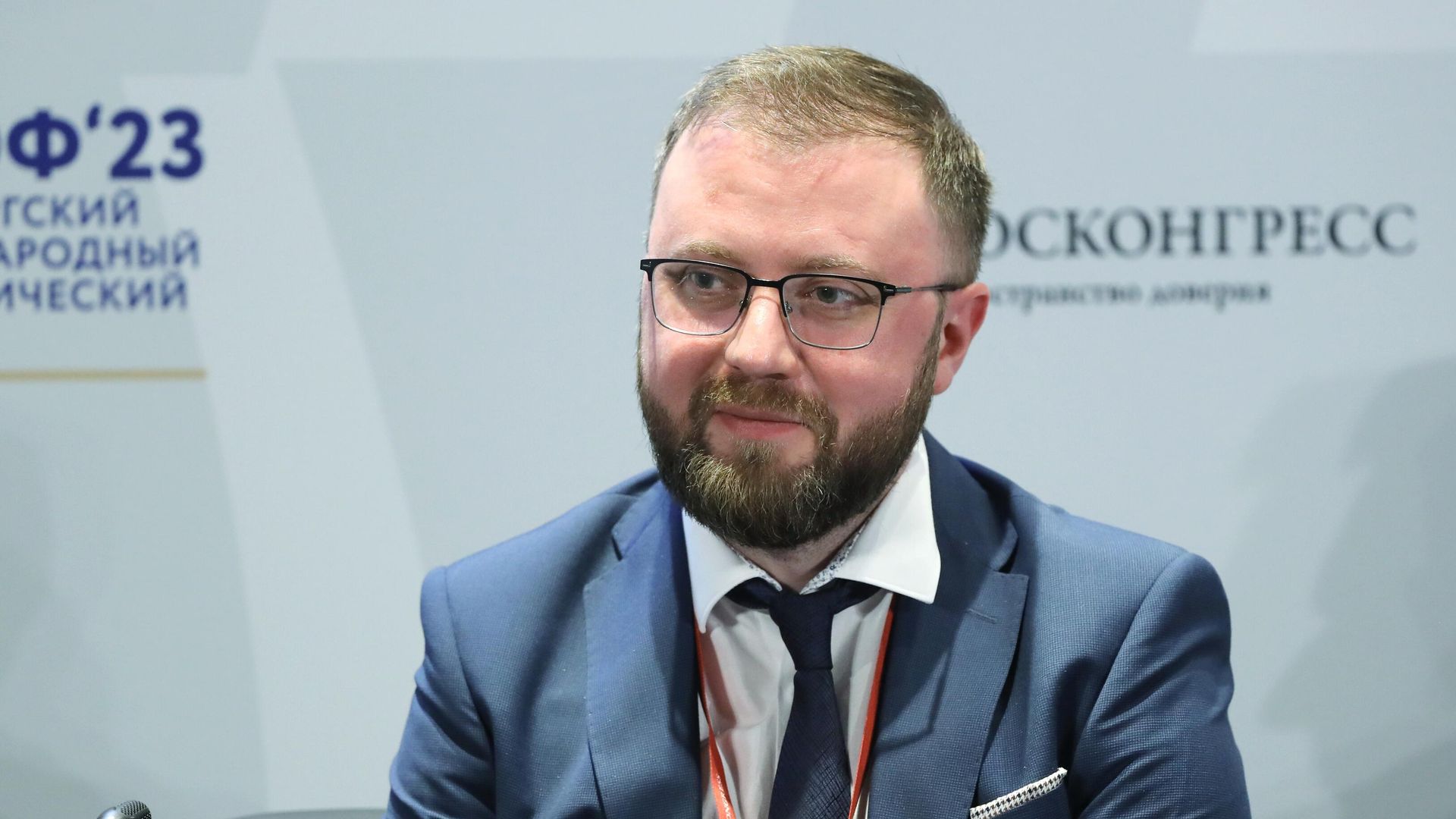 Вице-президент АО РЭЦ Станислав Георгиевский на ПМЭФ-2023 - РИА Новости, 1920, 15.06.2023