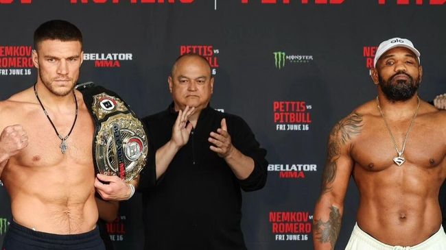 Вадим Немков и Йоэль Ромеро перед Bellator 297 Вадим Немков и Йоэль Ромеро перед Bellator 297