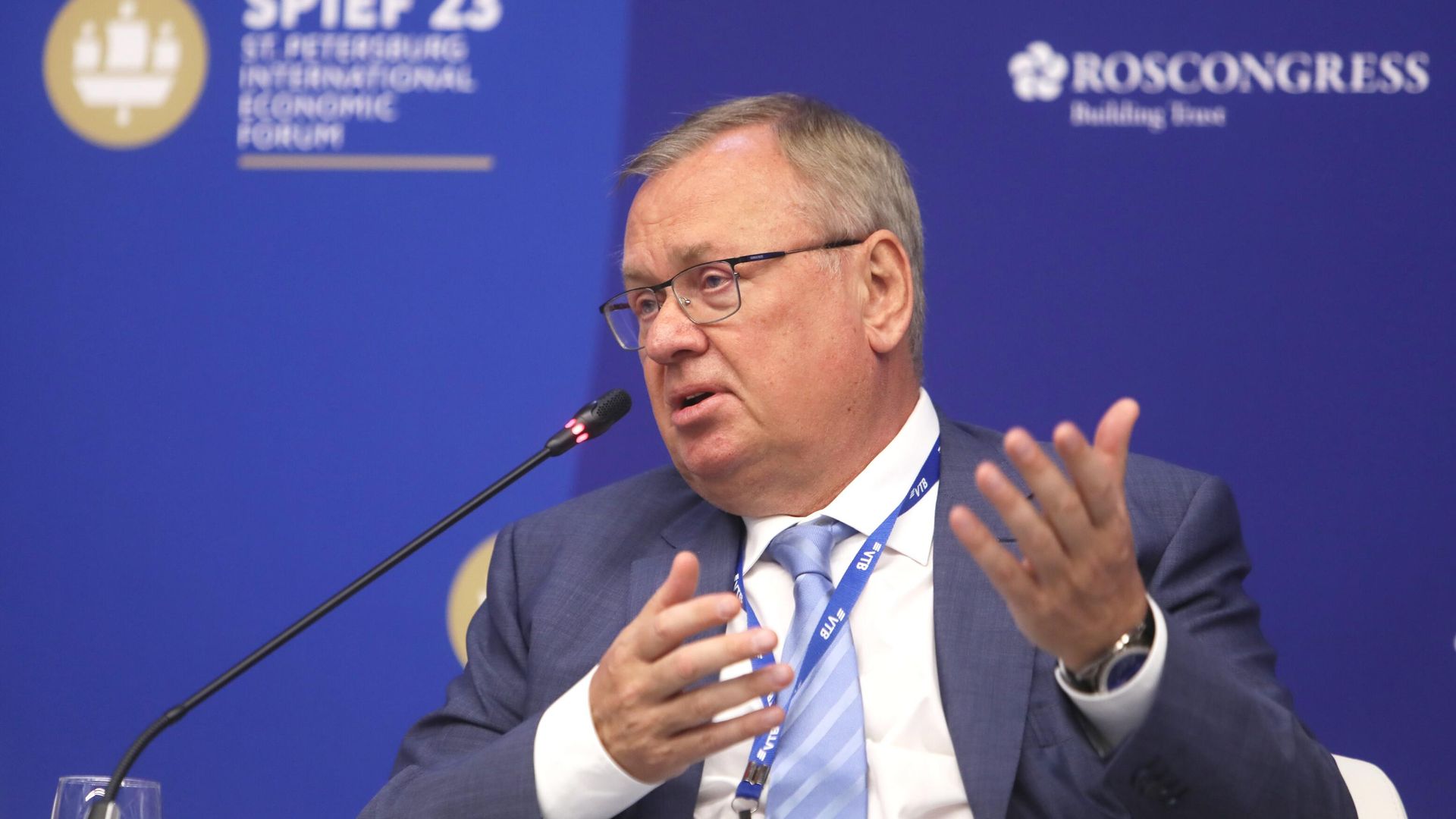Президент — председатель правления банка ВТБ Андрей Костин Президент — председатель правления банка ВТБ Андрей Костин - РИА Новости, 1920, 11.09.2023