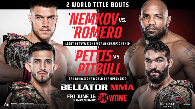 Постер турнира Bellator 297 Постер турнира Bellator 297
