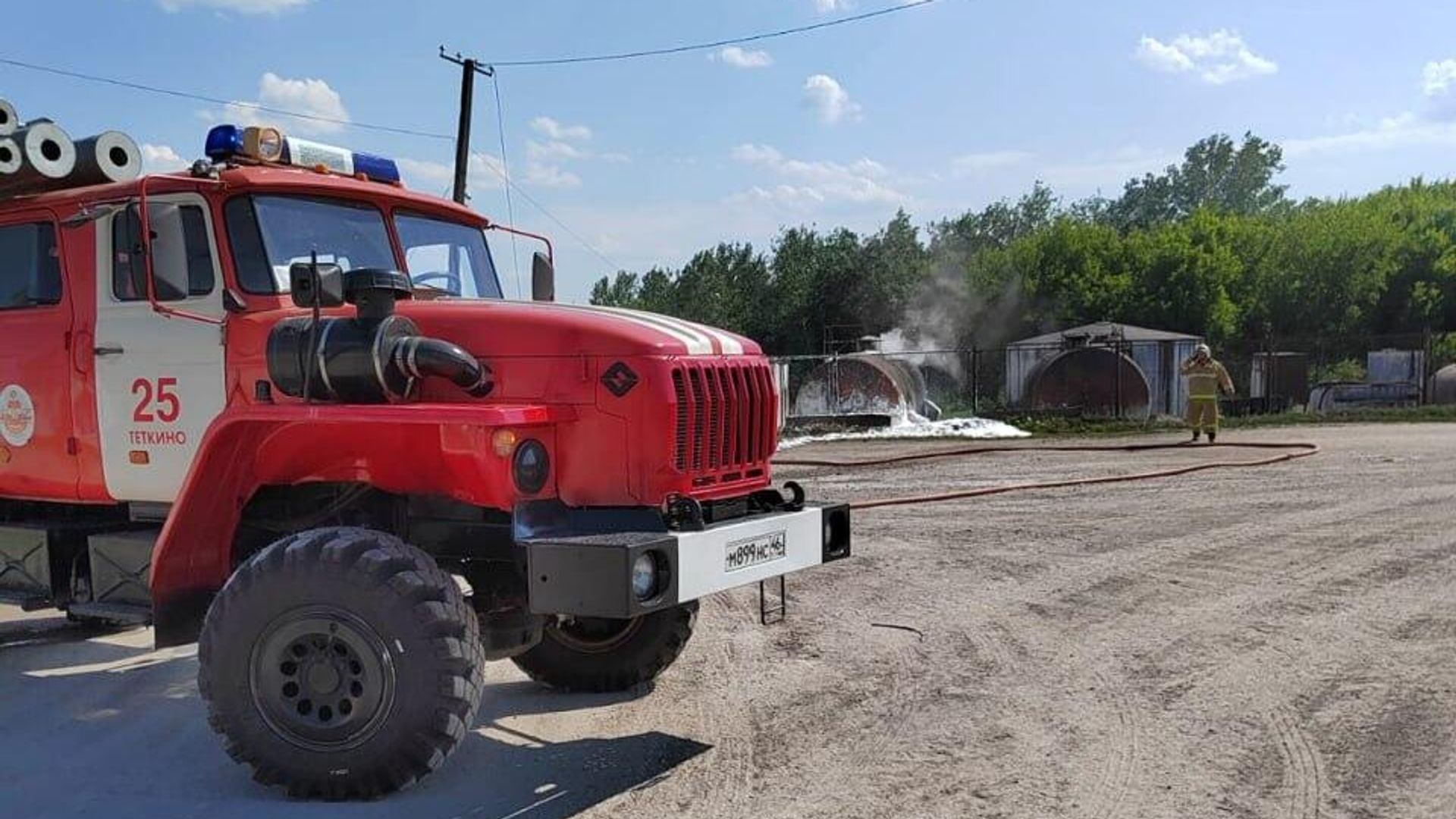 Обстрел Глушковского района Курской области со стороны ВСУ Обстрел Глушковского района Курской области со стороны ВСУ - РИА Новости, 1920, 18.06.2023