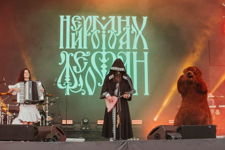 Нейромонах Феофан на фестивале Дикая Мята Нейромонах Феофан на фестивале Дикая Мята