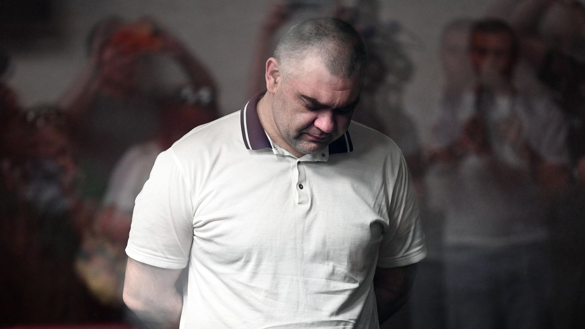 Заместитель командира украинского батальона Айдар (запрещенная в РФ экстремистская организация) Денис Мурыга во время оглашения приговора в Южном окружном военном суде в Ростове-на-Дону. 20 июня 2023 Заместитель командира украинского батальона Айдар (запрещенная в РФ экстремистская организация) Денис Мурыга во время оглашения приговора в Южном окружном военном суде в Ростове-на-Дону. 20 июня 2023 - РИА Новости, 1920, 20.06.2023
