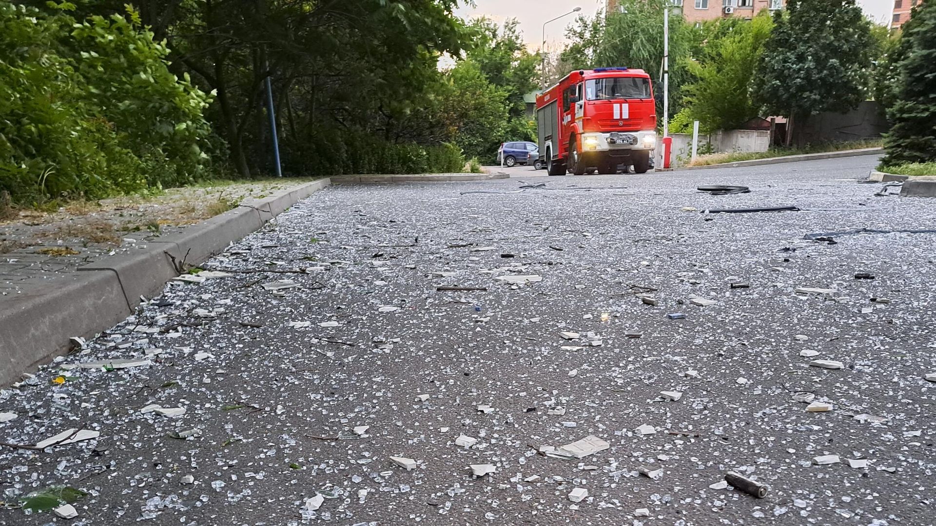 Последствия обстрела в Донецке Последствия обстрела в Донецке - РИА Новости, 1920, 04.08.2023
