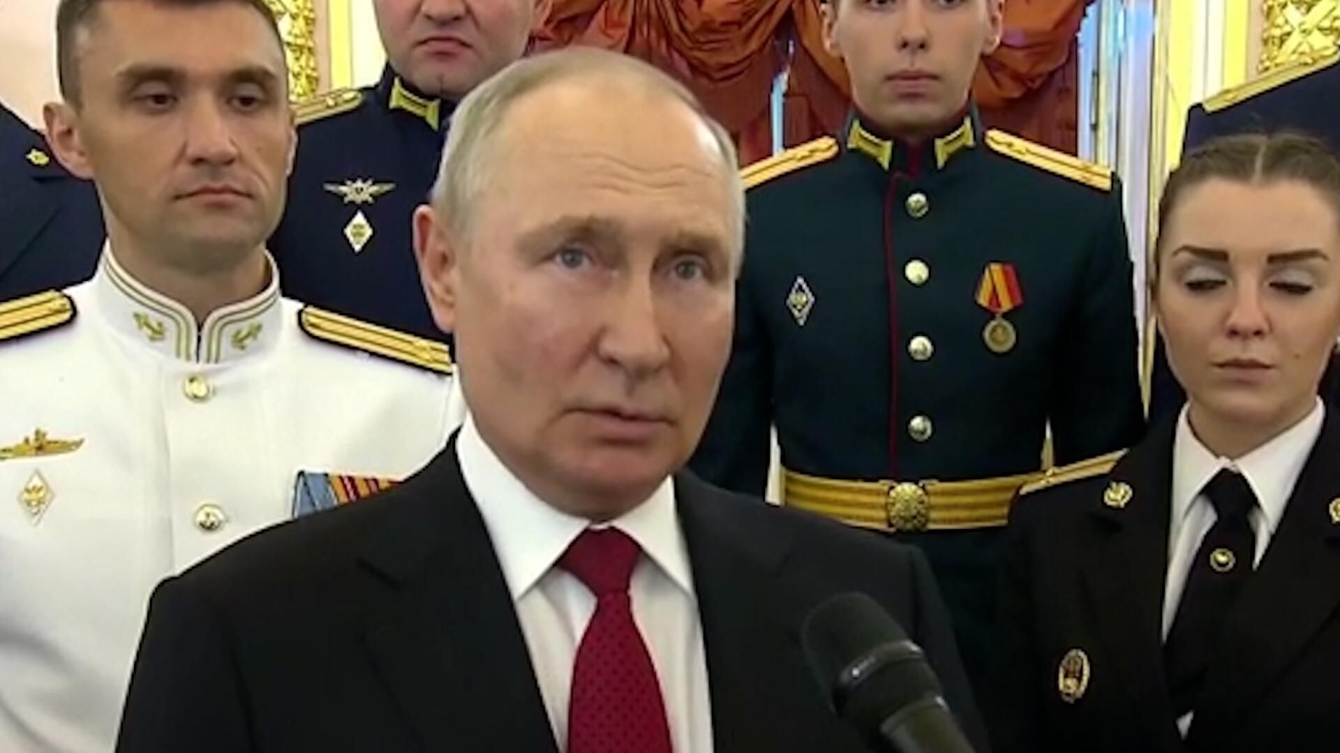 На данный момент наблюдаем затишье. Путин о ходе украинского контрнаступления На данный момент наблюдаем затишье. Путин о ходе украинского контрнаступления - РИА Новости, 1920, 21.06.2023