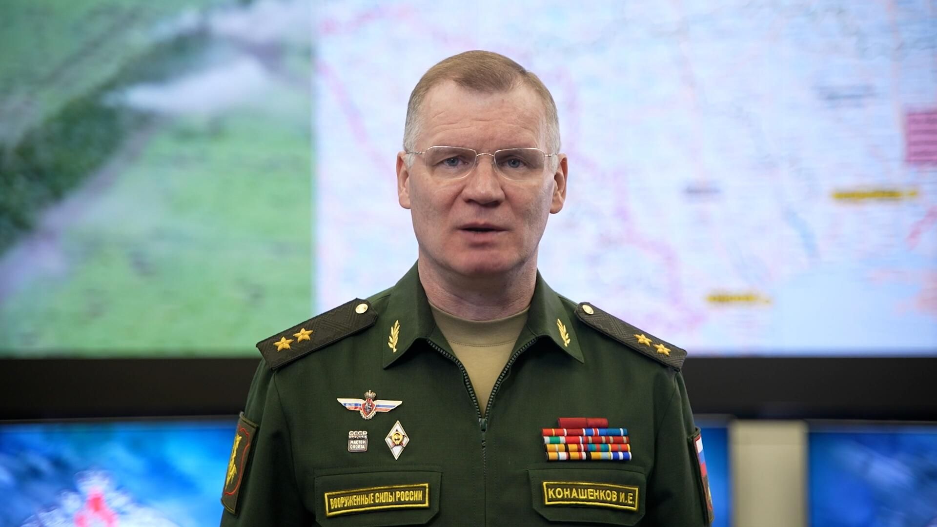 Конашенков о безуспешных наступательных действиях ВСУ Конашенков о безуспешных наступательных действиях ВСУ - РИА Новости, 1920, 22.06.2023
