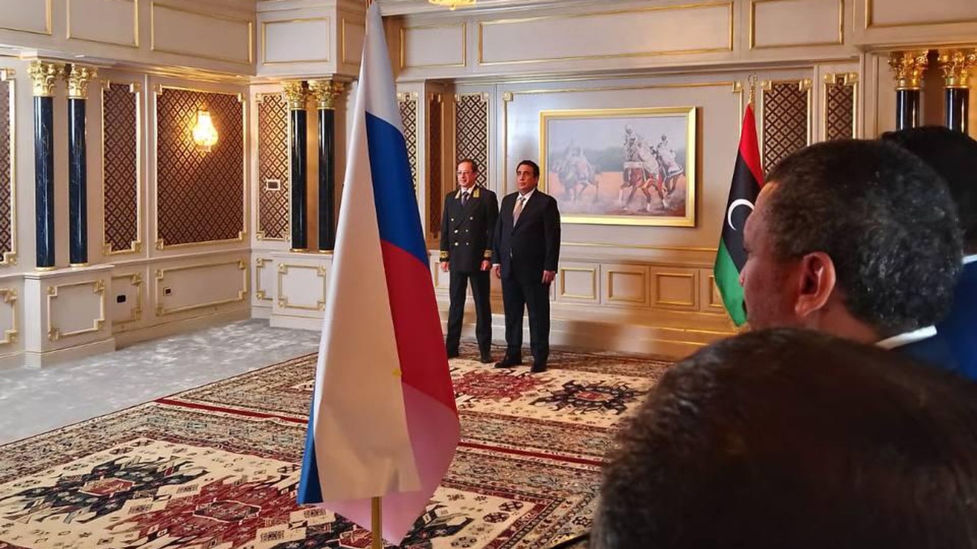 Новый посол России в Триполи Айдар Аганин вручил верительные грамоты главе Президентского совета Ливии Мухамеду аль-Менфи Новый посол России в Триполи Айдар Аганин вручил верительные грамоты главе Президентского совета Ливии Мухамеду аль-Менфи - РИА Новости, 1920, 26.06.2023