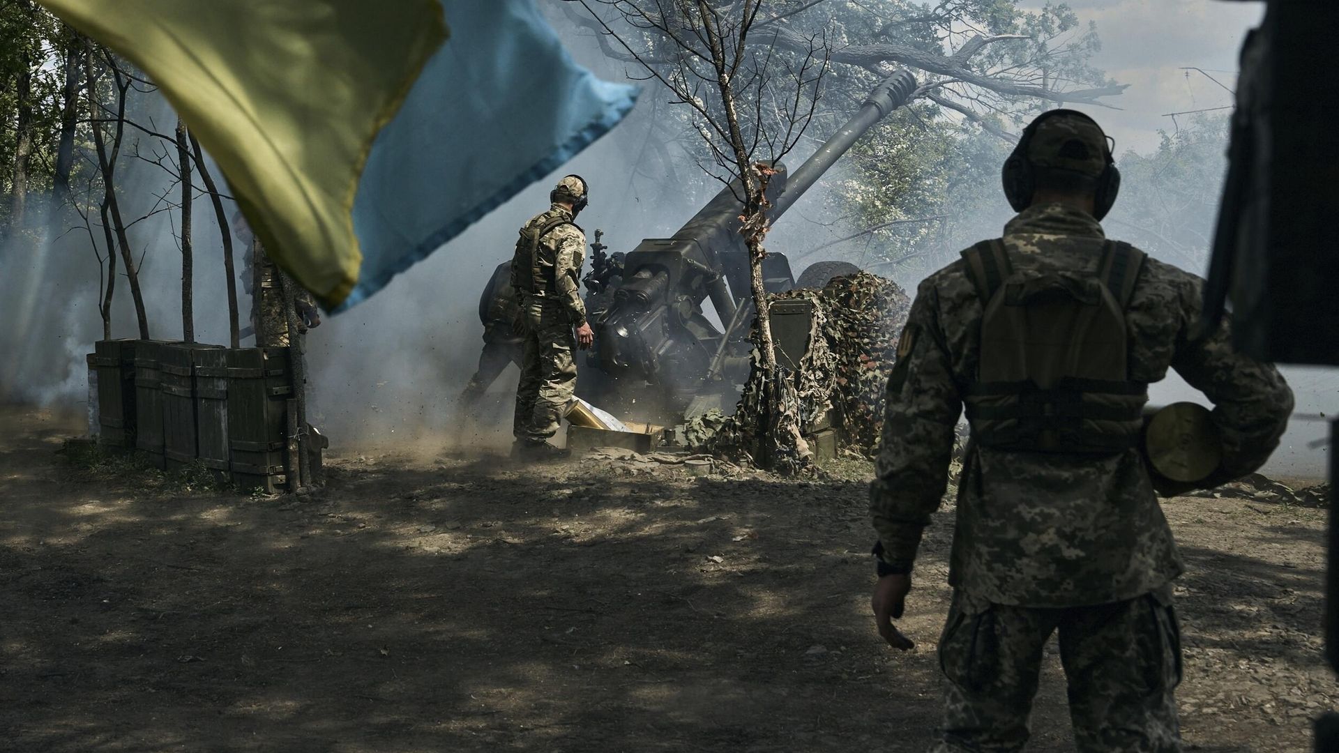 Военнослужащие на линии соприкосновения в Донецкой области Военнослужащие на линии соприкосновения в Донецкой области - РИА Новости, 1920, 20.09.2023