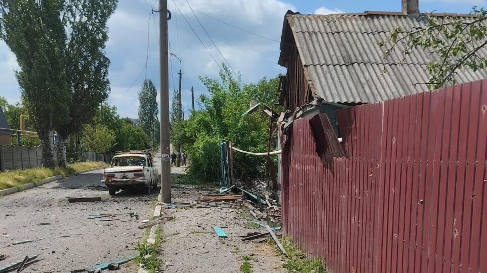 Последствия обстрела города Ясиноватая Последствия обстрела города Ясиноватая - РИА Новости, 1920, 22.09.2023