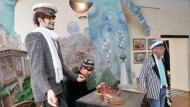В музее Остапа Бендера в Козьмодемьянске В музее Остапа Бендера в Козьмодемьянске