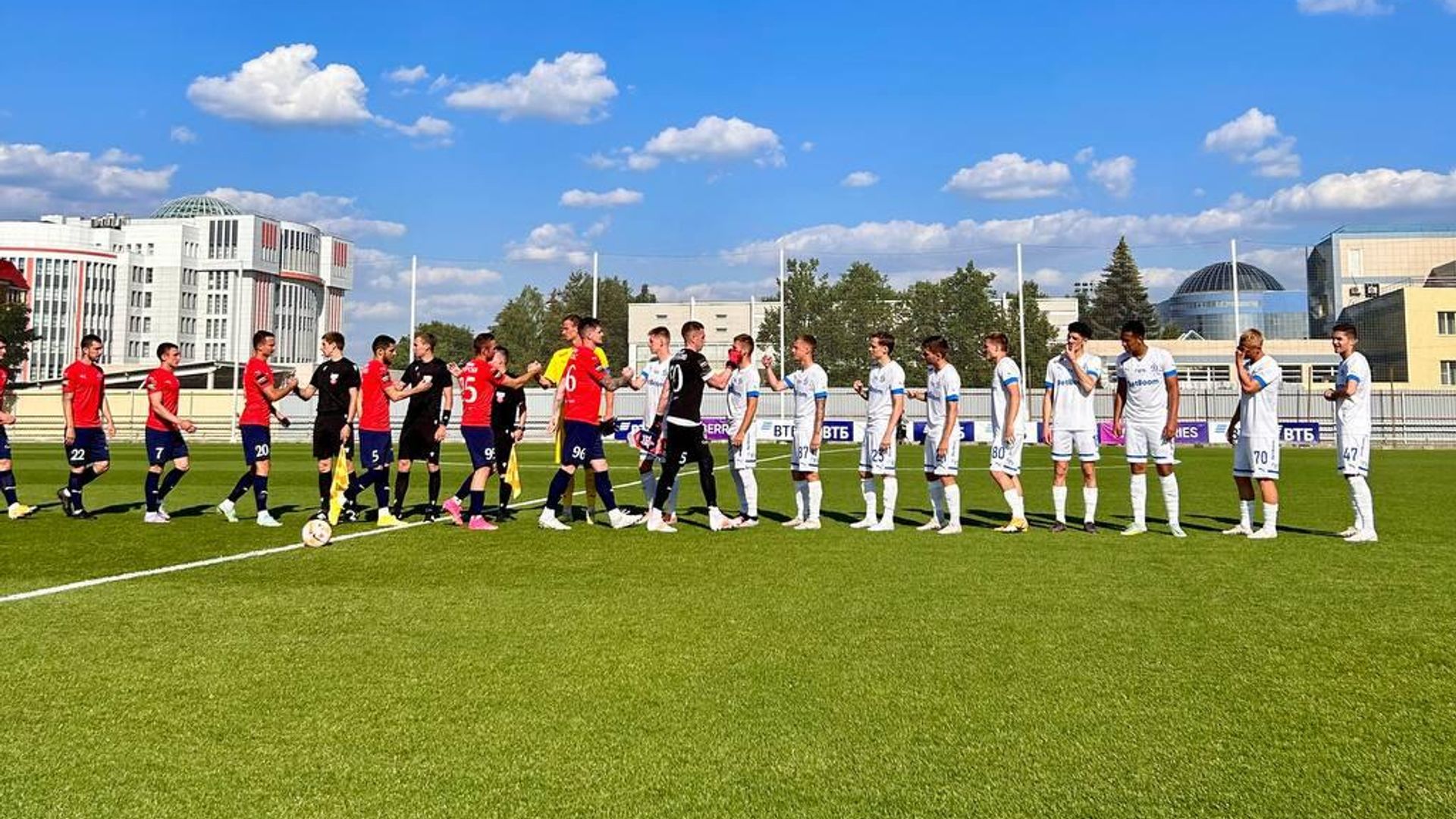 Футболисты Динамо перед товарищеским матчем Футболисты Динамо перед товарищеским матчем - РИА Новости, 1920, 04.07.2023
