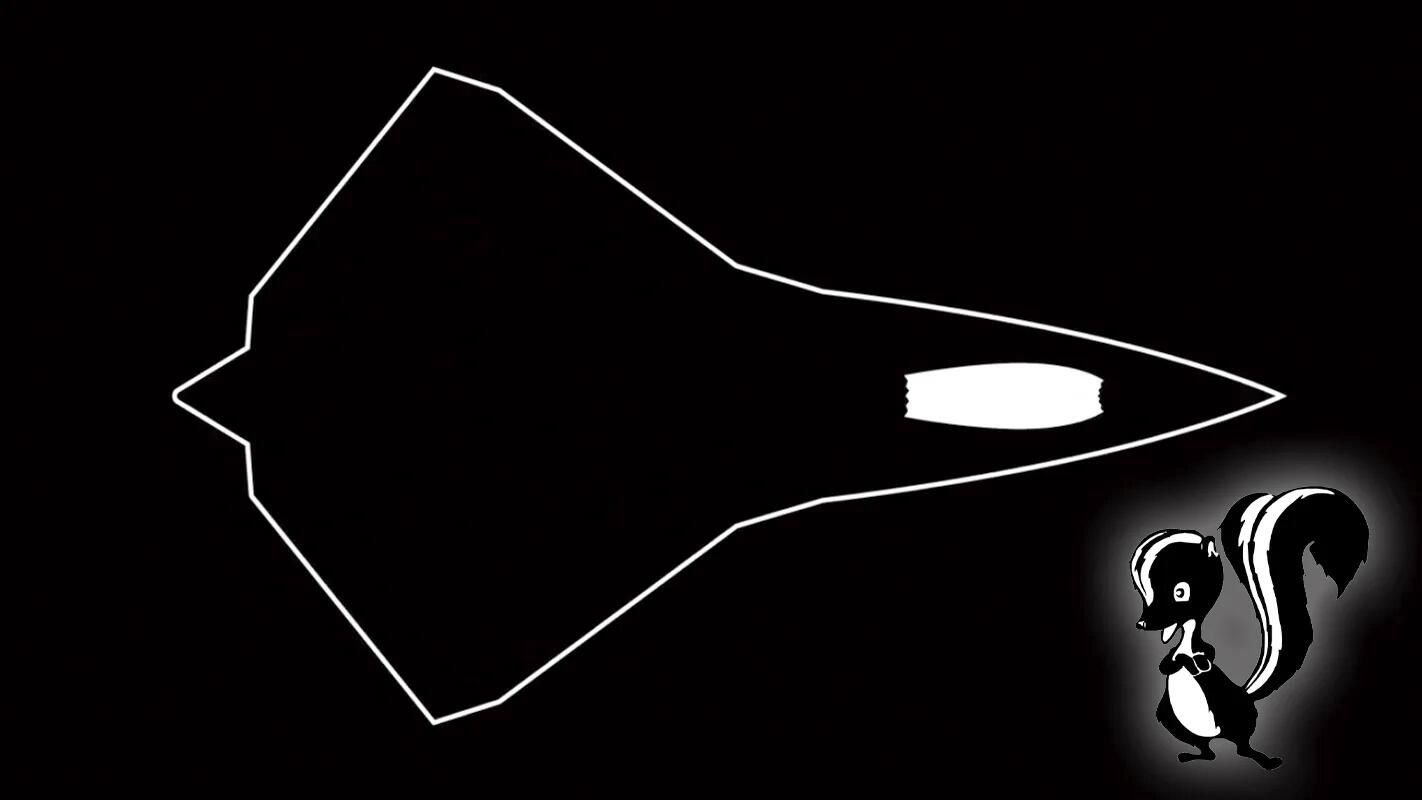 Чертеж самолета, опубликованный отделом перспективных проектов Lockheed Skunk Works Чертеж самолета, опубликованный отделом перспективных проектов Lockheed Skunk Works - РИА Новости, 1920, 04.07.2024